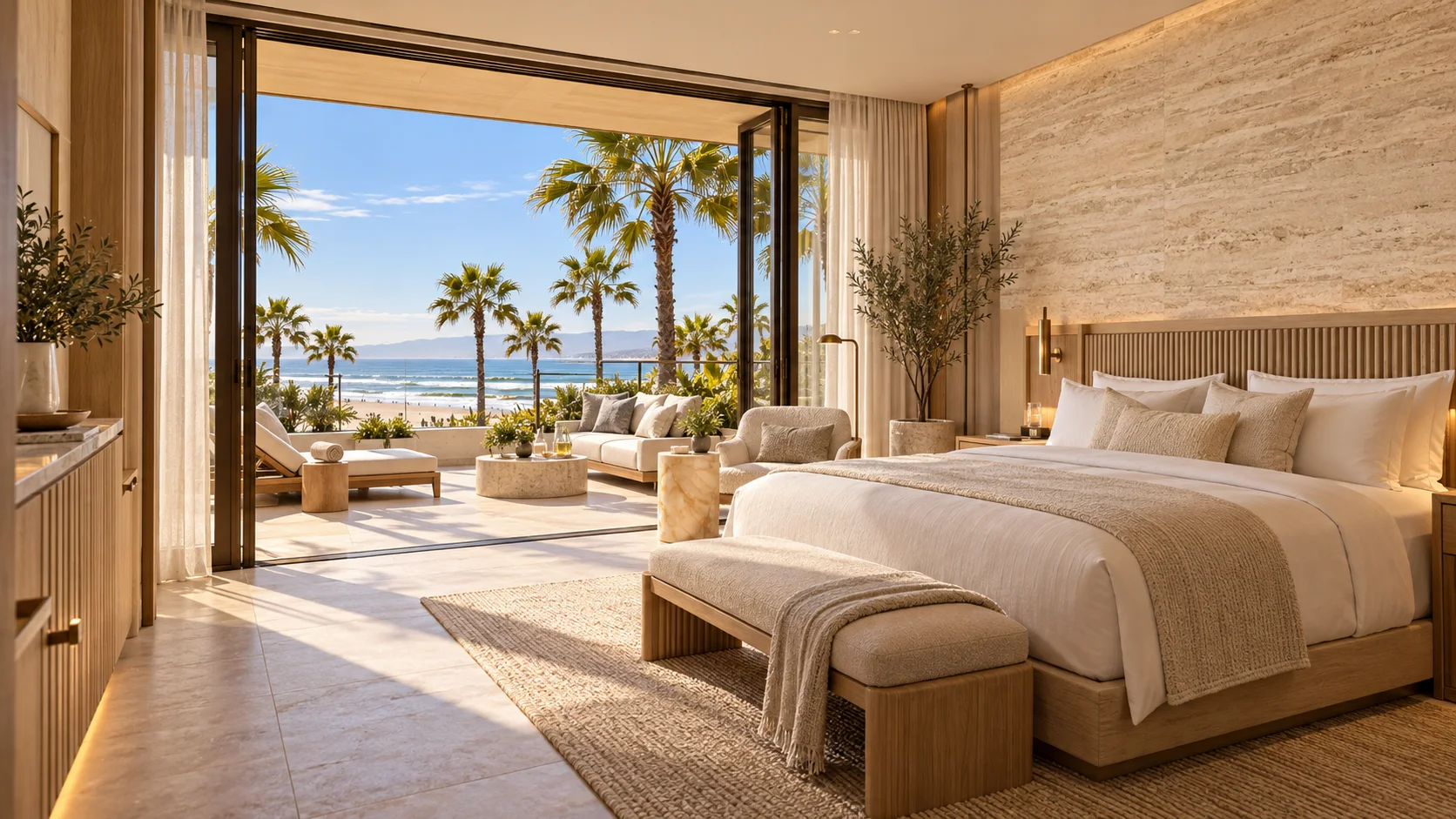 Segal Hermosa: terrace suite architectural visualization