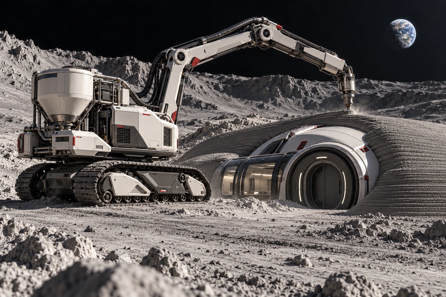 Lunar Courtyard design visualization