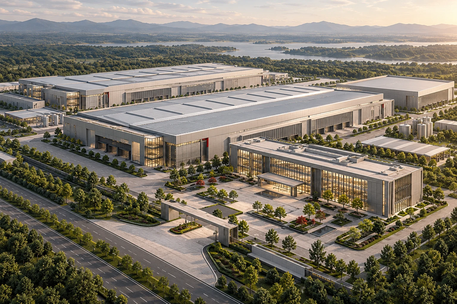 Works Campus design visualization