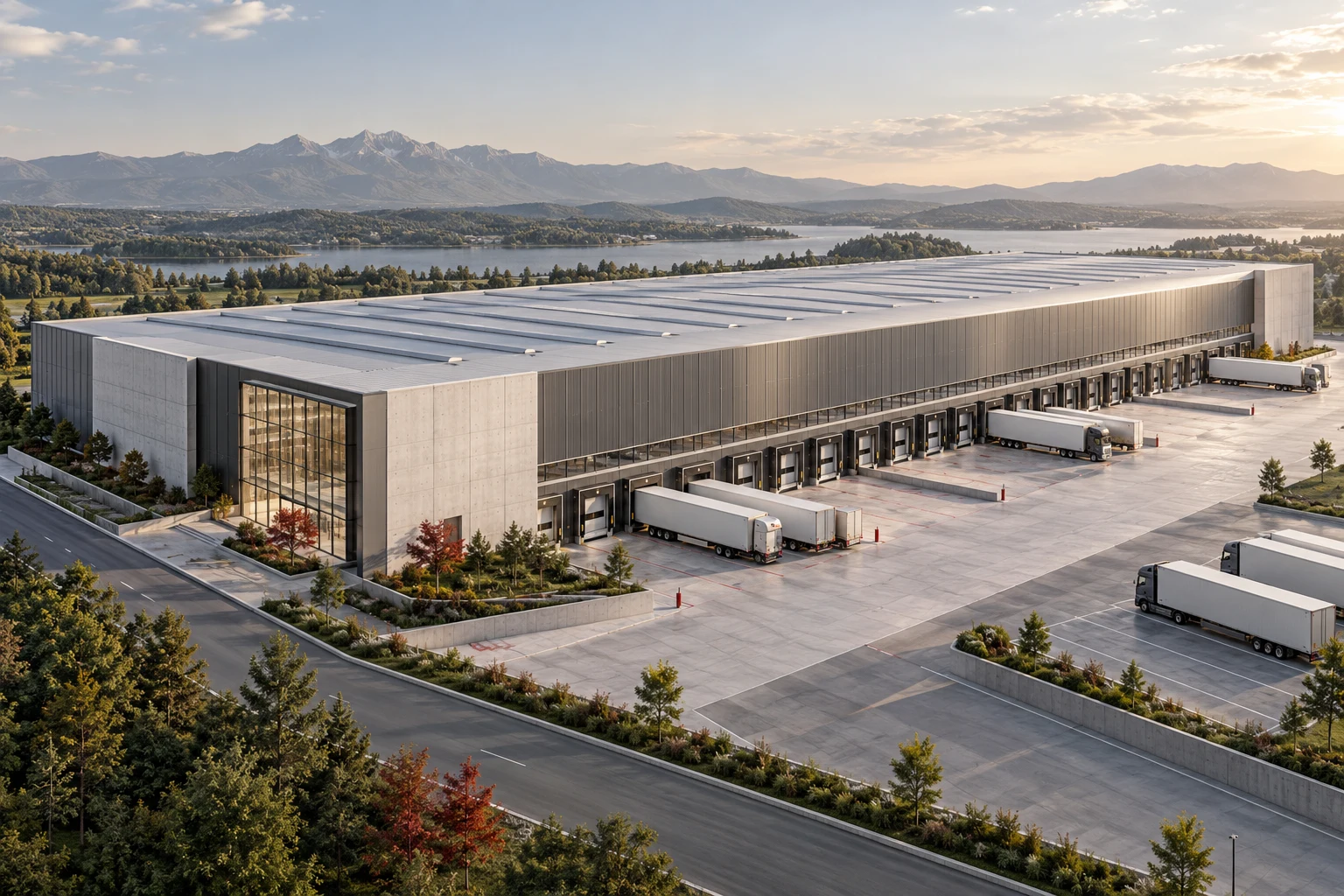 Logistics Hall design visualization