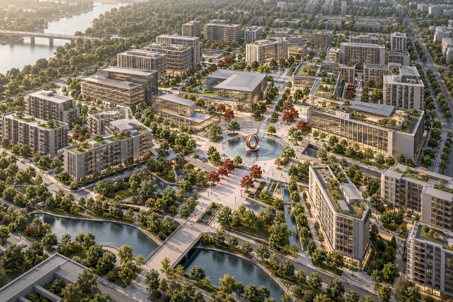 Commons District design visualization